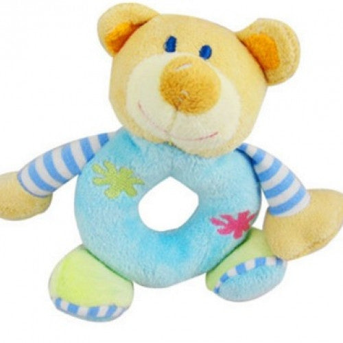 Cute Hand Rattle Animal Educational Plush Toy